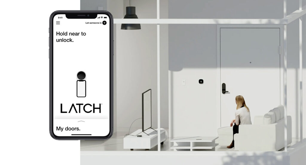 Latch | Residents can open any door, share access, and control smart home devices all from one place.