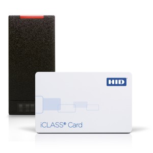 card access system pictured with access card