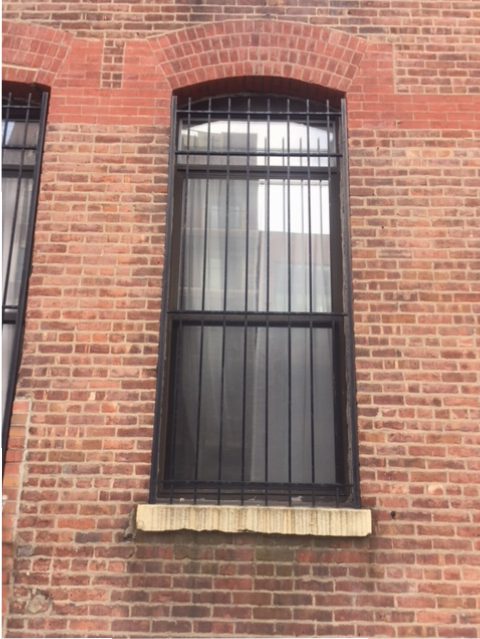 Before image of Customer's previous window gate.